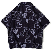 Lustiges Graffiti-Kurzarmshirt